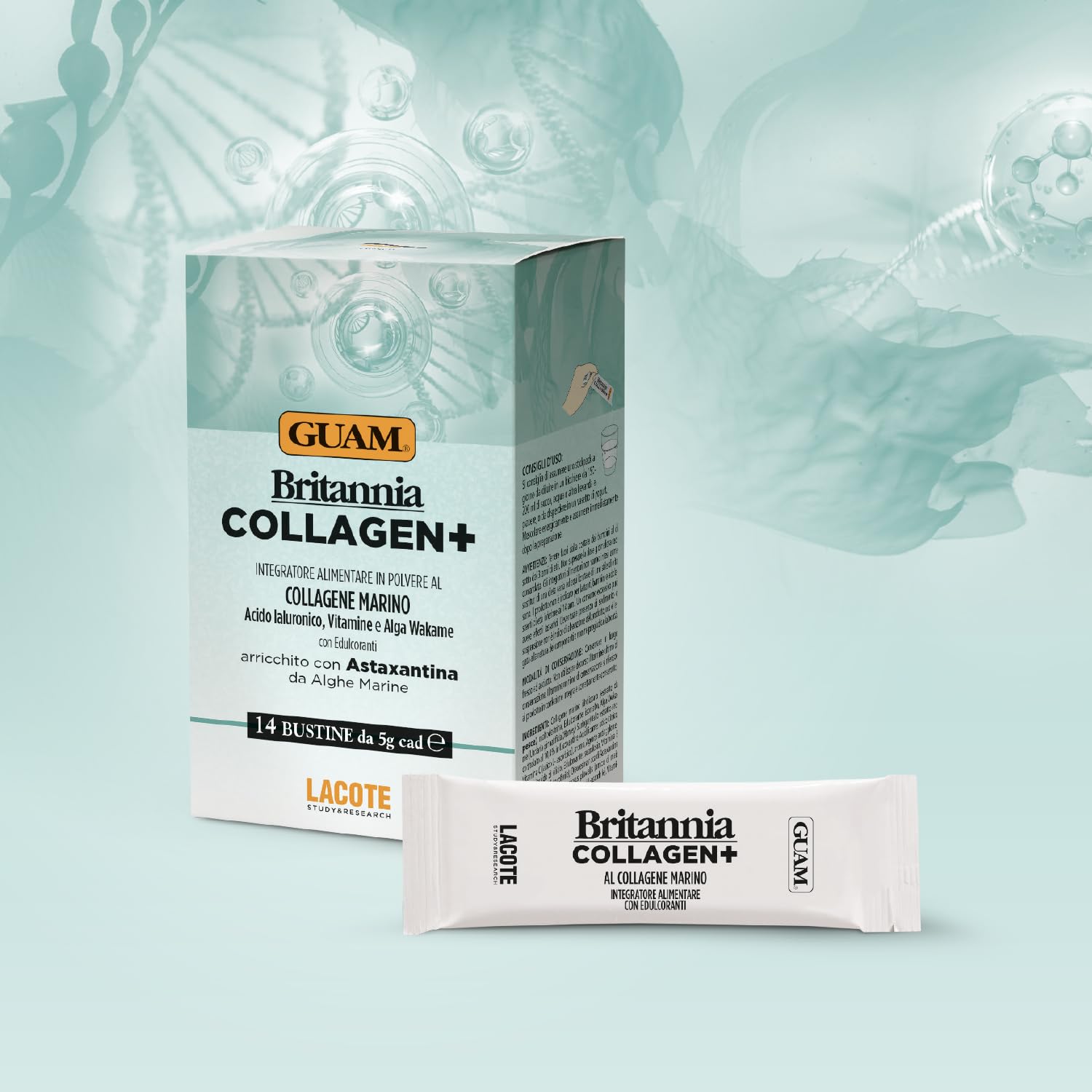 Guam Britannia Collagen+ Integratore 14 Bustine 5 g Marino
