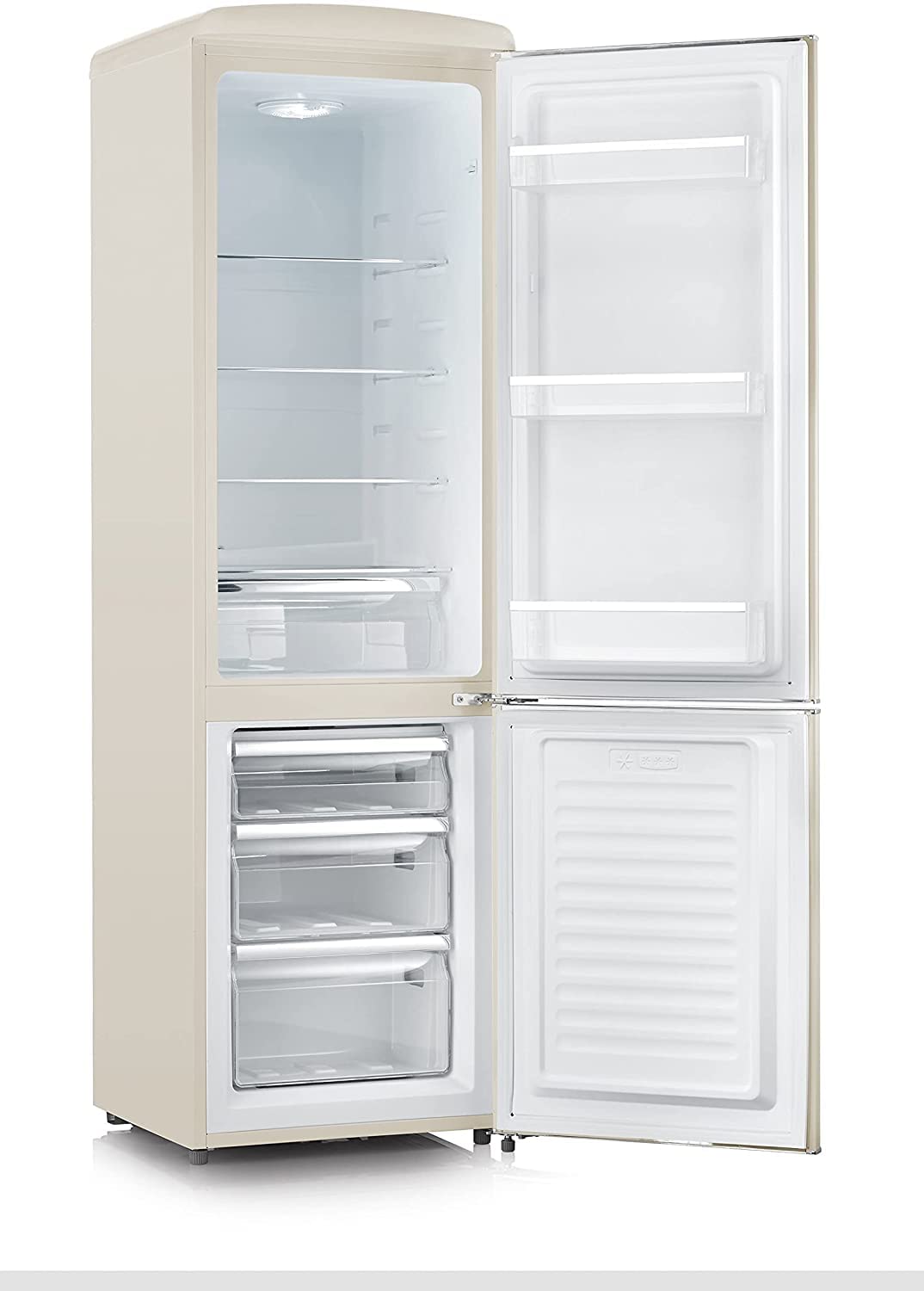 Severin RKG 8923 Frigorifero Combinato Retro Crema 244 L