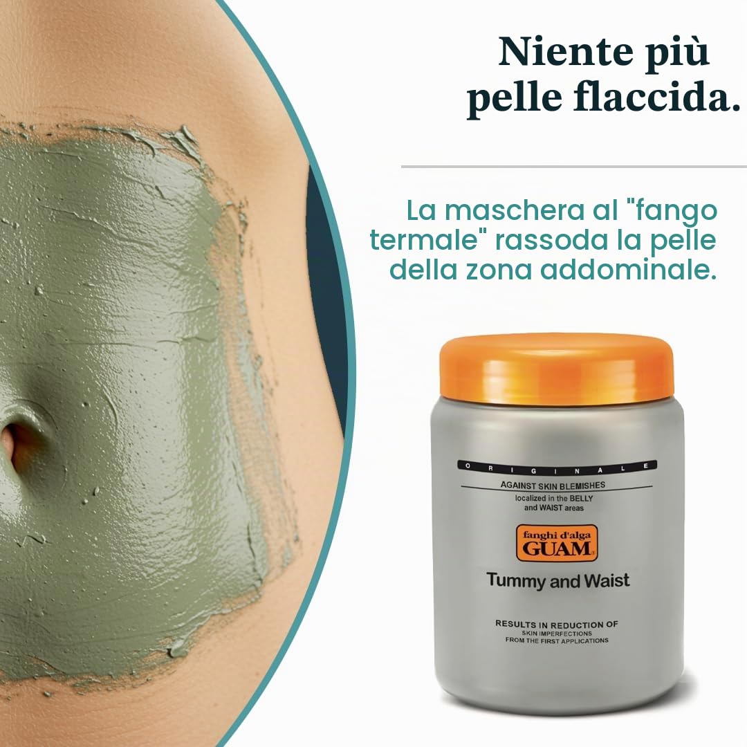 Guam Fanghi d'Alga fango pancia e girovita 1 kg drenante