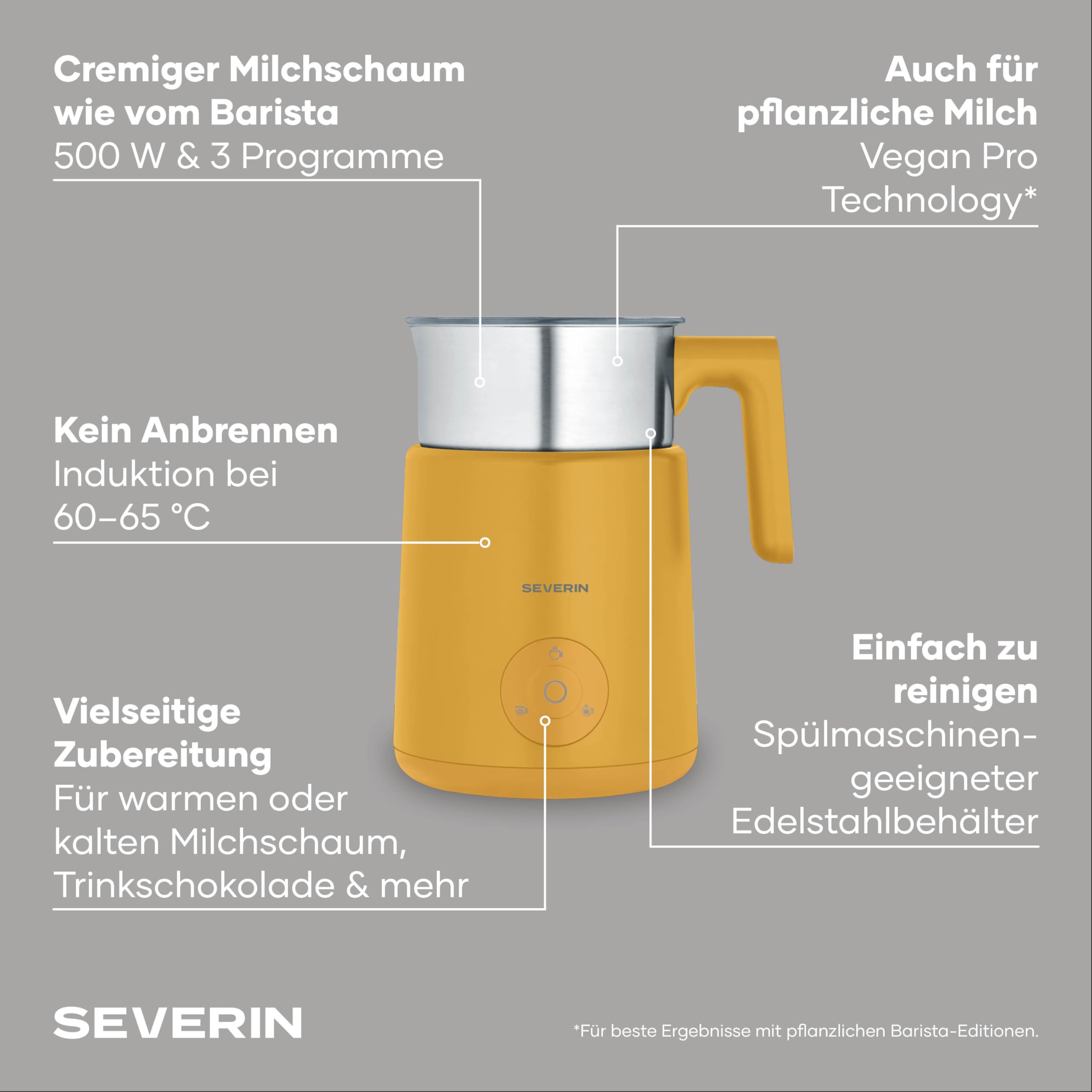 Severin SM 3597 Spuma Lite montalatte induzione