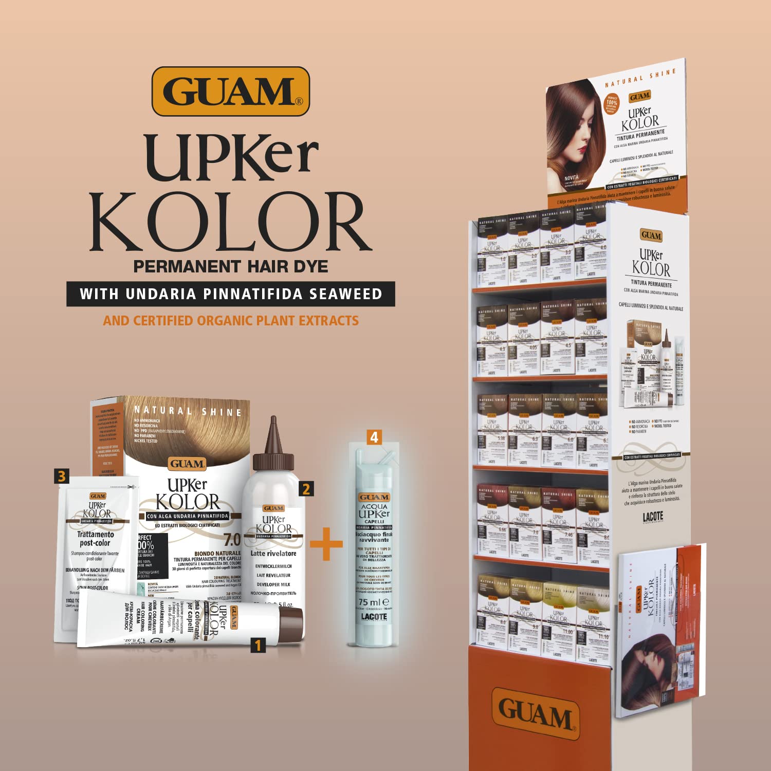 Guam Upker Kolor 5.6 Tinta Capelli Rosso Cayenne