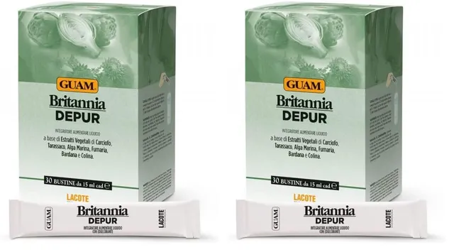 Guam Britannia Depur Integratore Detox 30 bustine da 15 ml