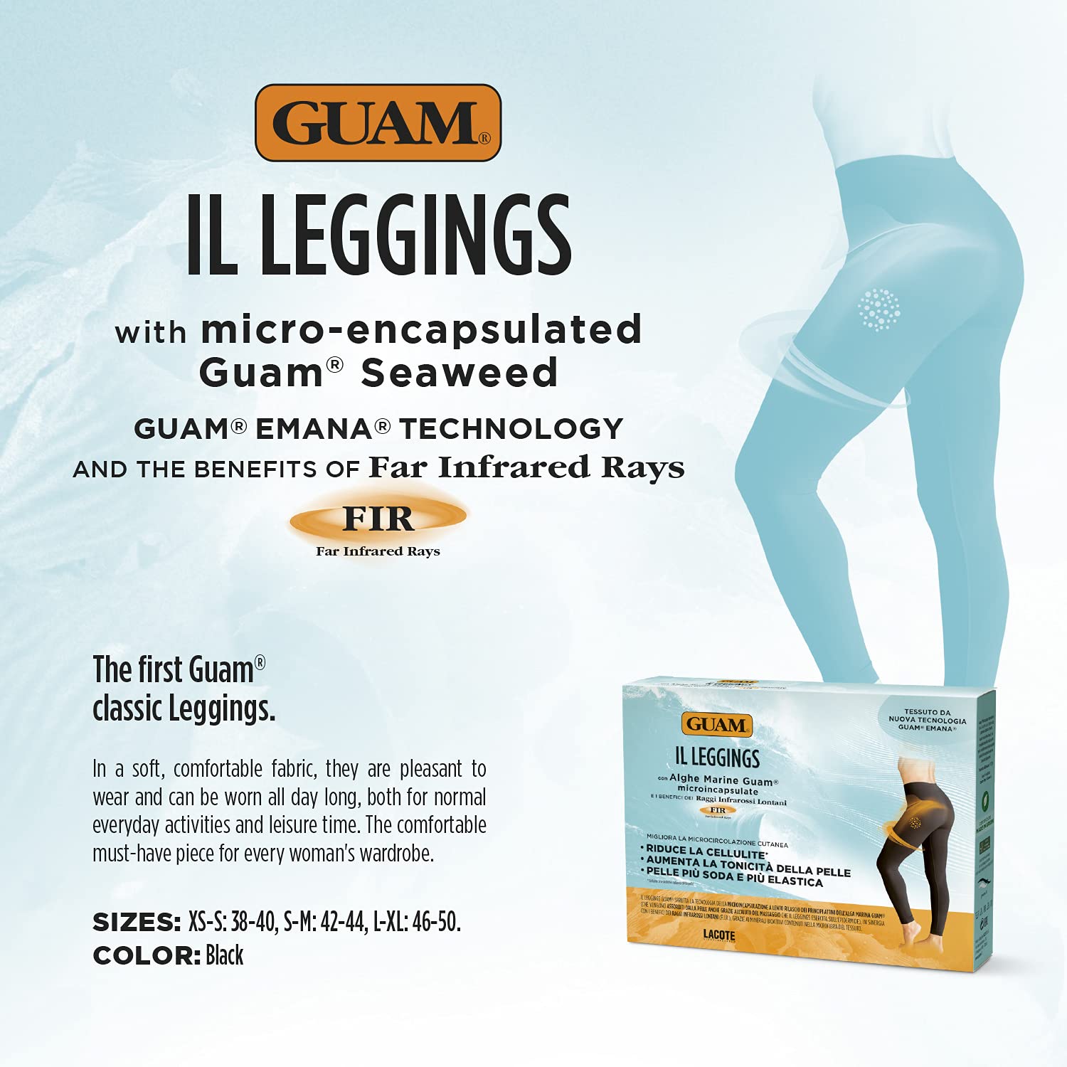 Guam Fibramar Leggings Shape-Up Softouch XS-S 38-40
