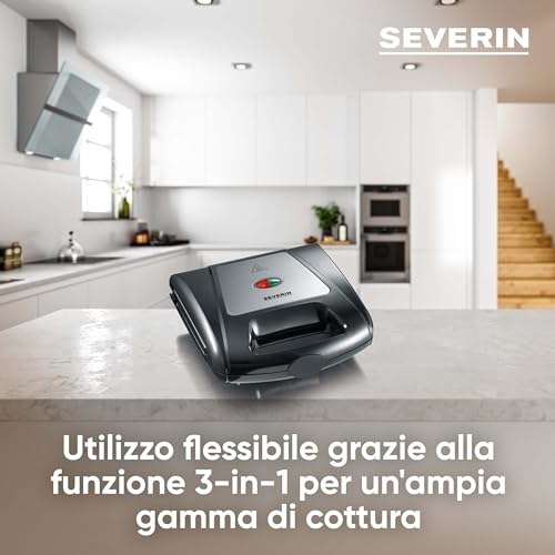 Severin SA 2968 Tostiera Grill Waffle 3in1 1000 W