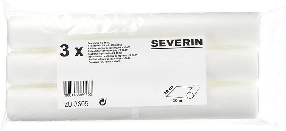 Severin ZU3605 Rotoli Sottovuoto Set 3 da 29 cm