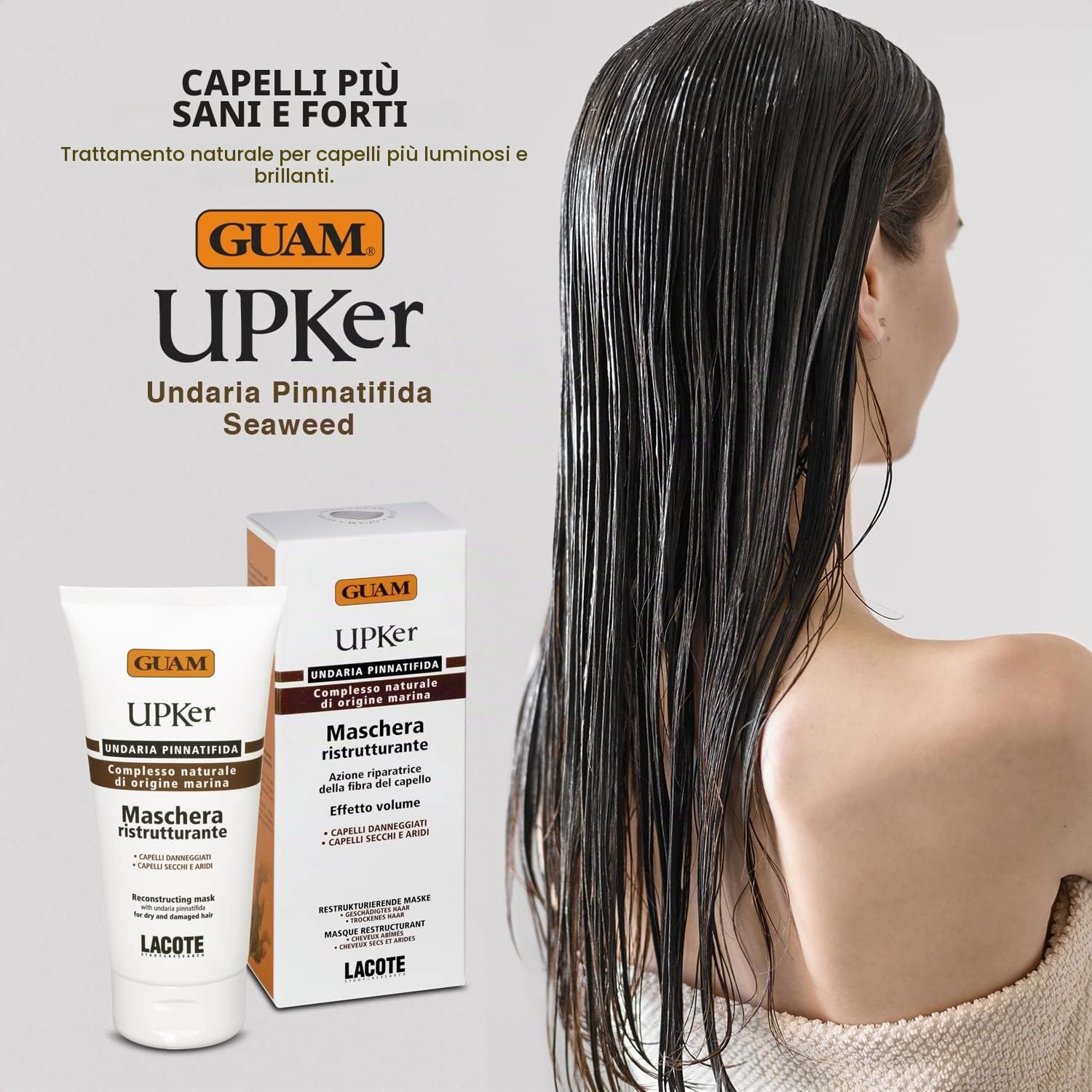 Guam Upker maschera ristrutturante 150 ml capelli idratante