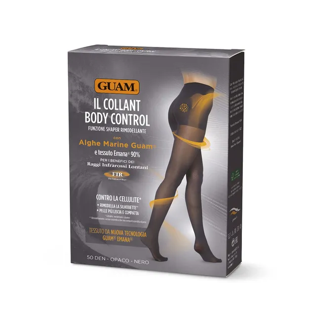 Guam Fibramar Collant Body Control 50 Denari Nero 40-42