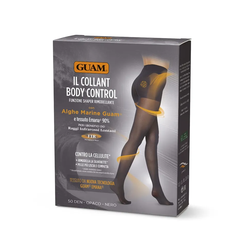 Guam Fibramar Collant Body Control 50 Denari Nero 40-42
