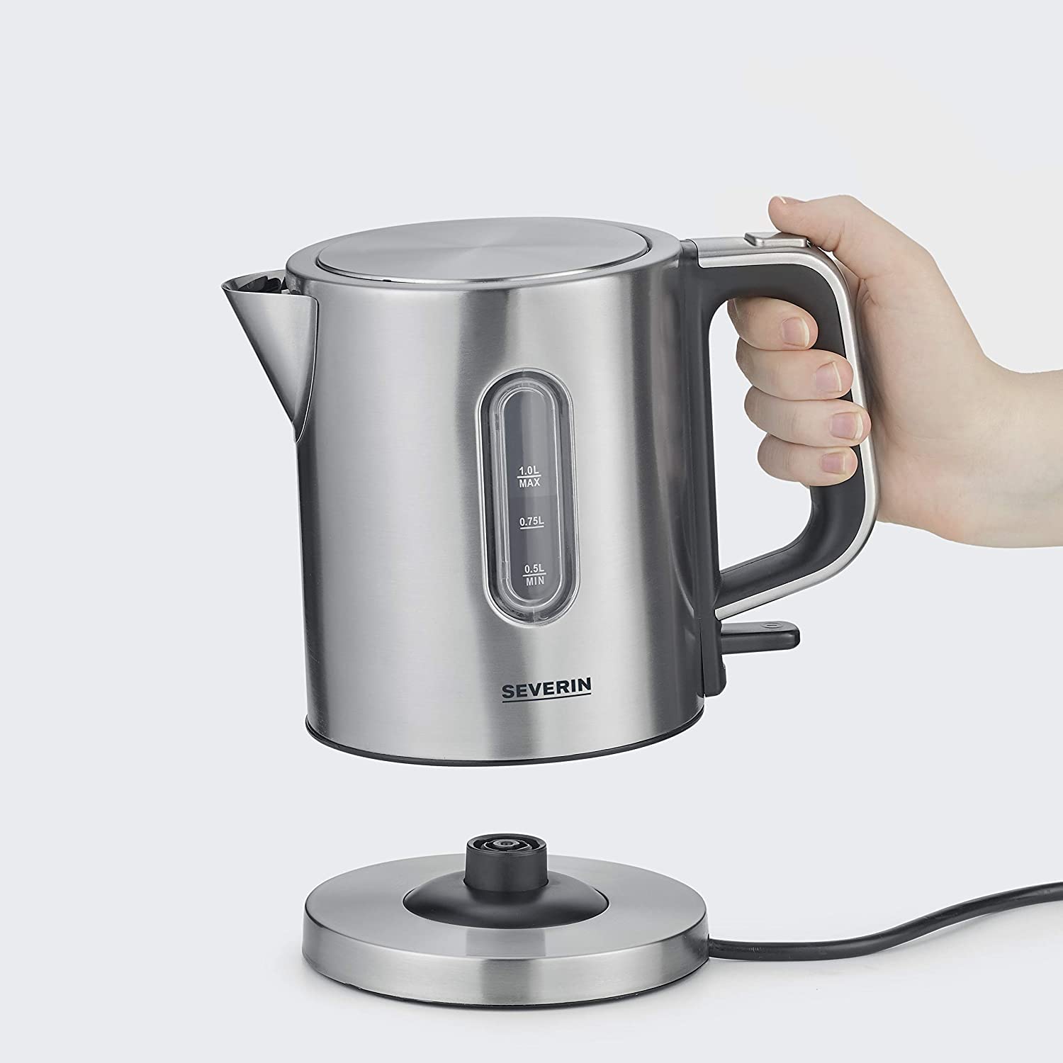 Severin WK 3415 Bollitore Elettrico 1,0 L Acciaio Inox 2400W