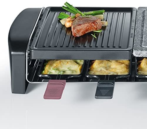 Severin RG 9645 Raclette Grill 8 Persone 1400 W Pietra
