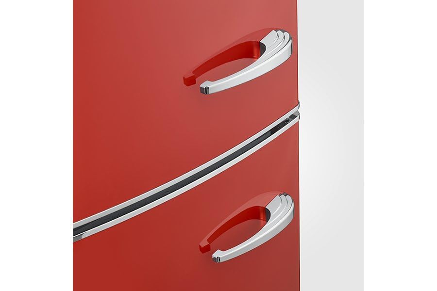 Severin RKG 8887 frigorifero combinato rosso 315 L NoFrost