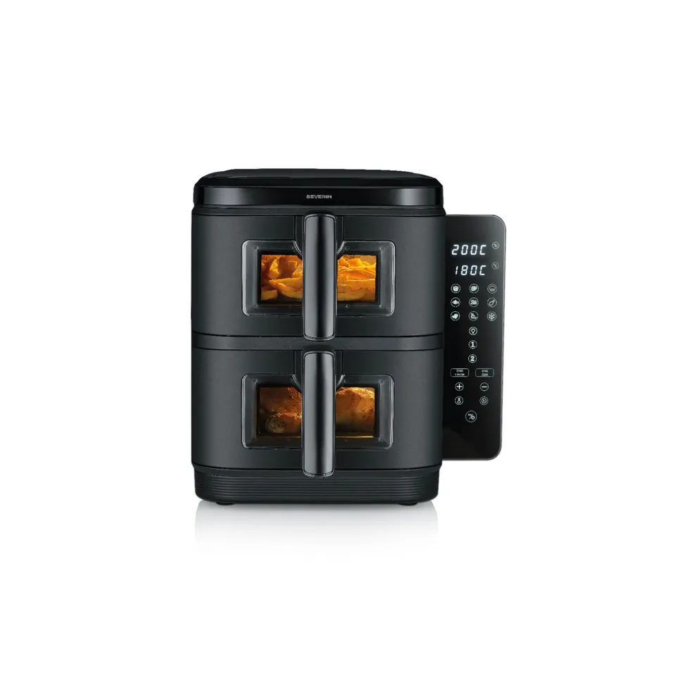 Severin FR 9598 friggitrice ad aria 11L Duo Stack 2800W 9 programmi
