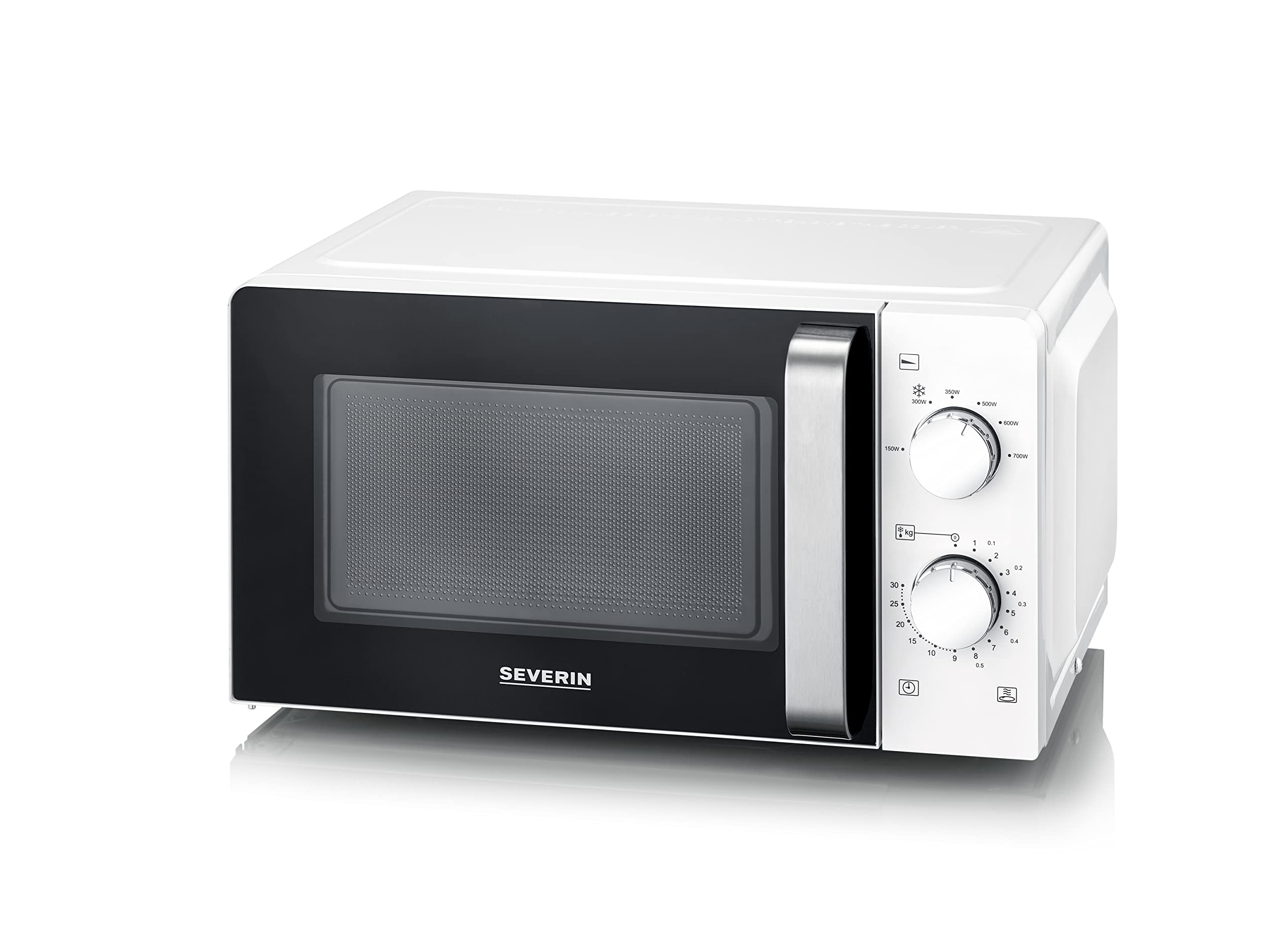 Severin MW 7885 Microonde Analogico Bianco-Nero
