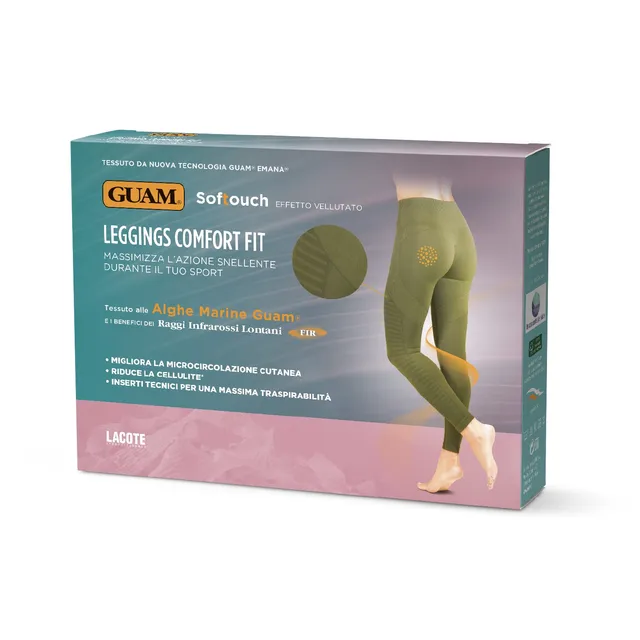Guam Fibramar Leggings Comfort Fit Verde L-XL Sport