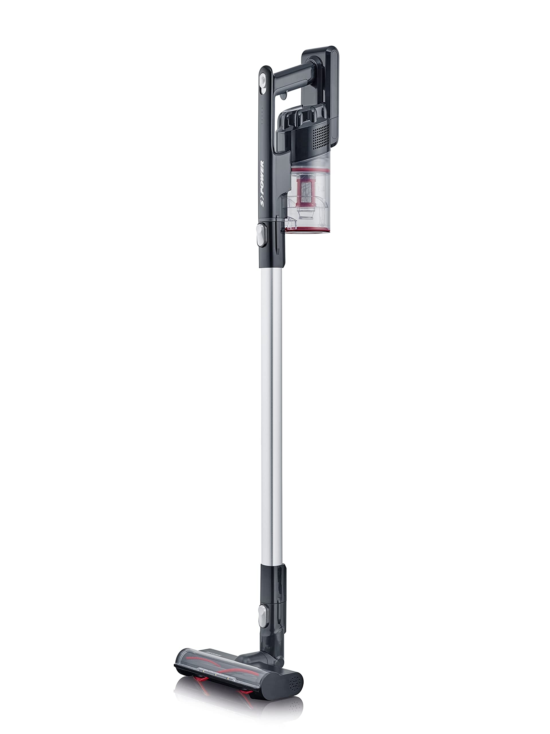 Severin HV 7154 scopa elettrica senza filo 25,2 V nero rosso