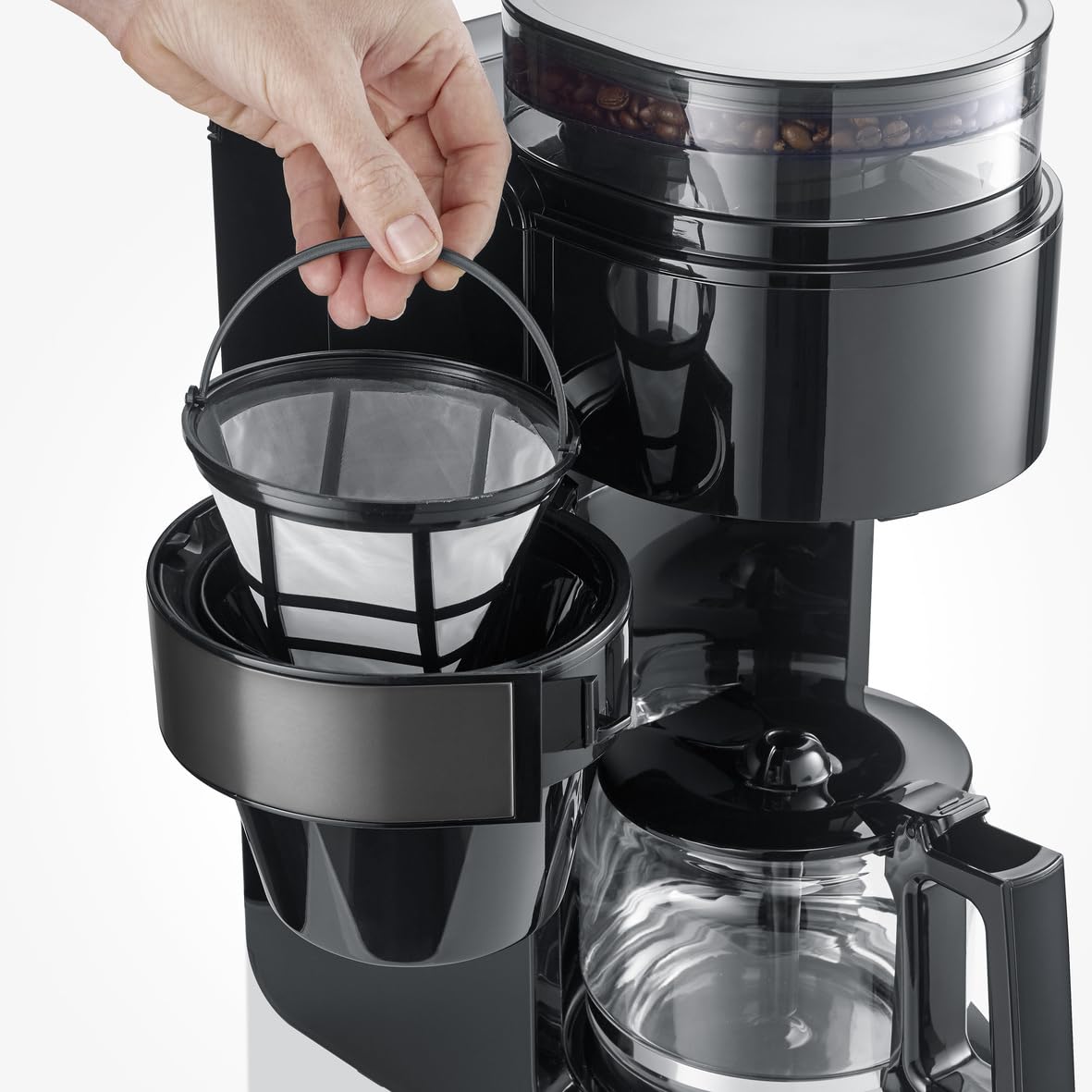 Severin KA 4830 Macchina Caffè 10 Tazze Vetro