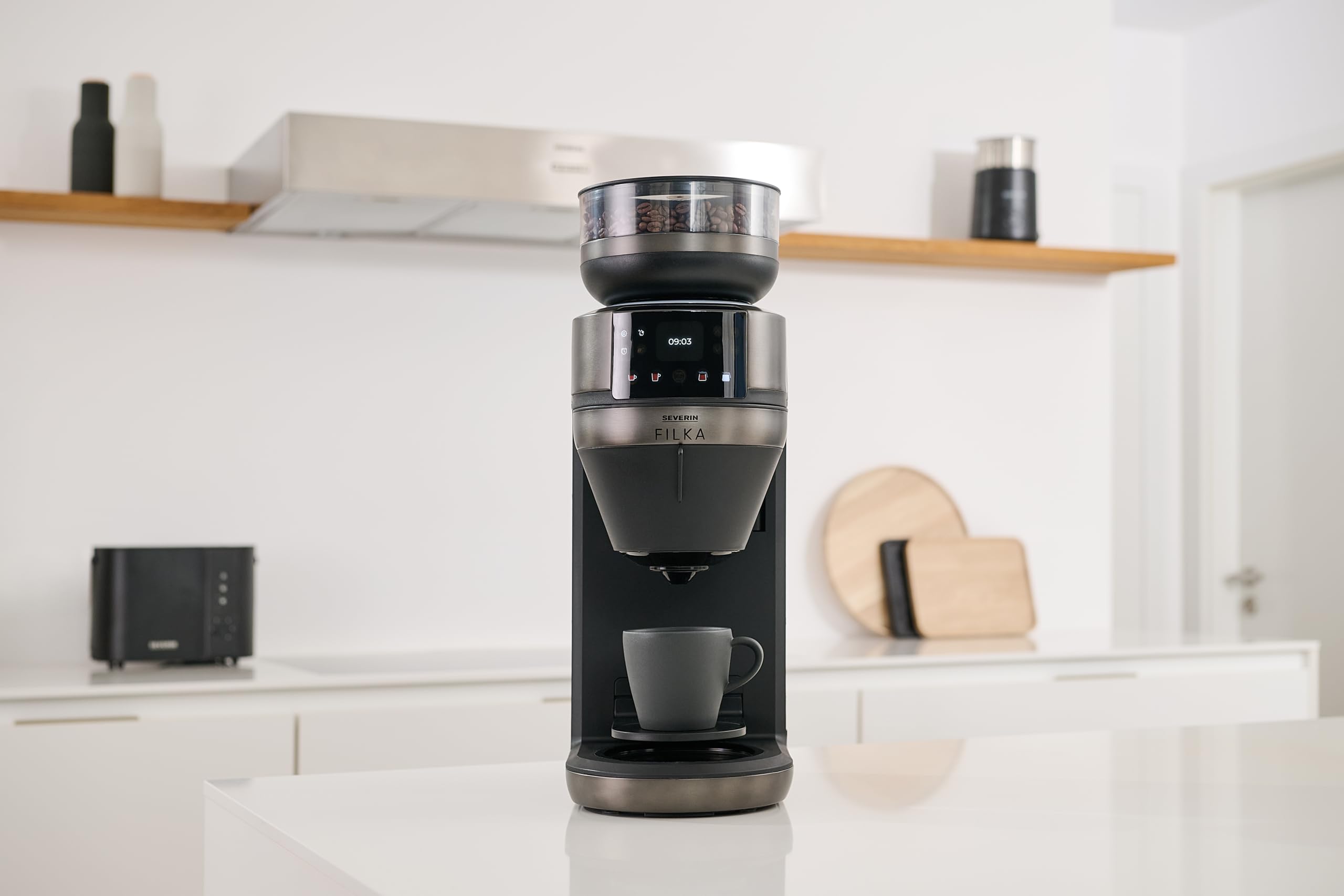 Severin Filka macchina caffè filtro automatica 5 in 1