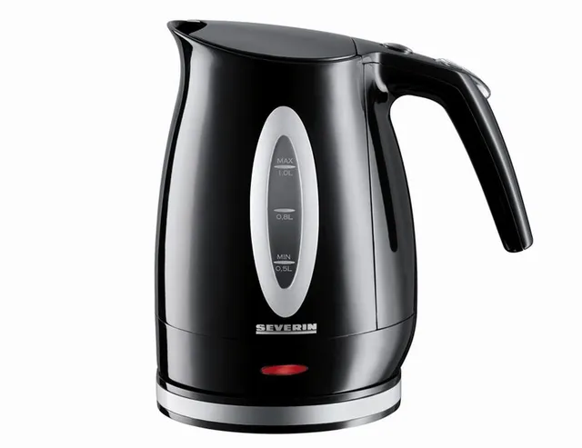 Severin WK 3374 Bollitore 1 L Nero Argento 1000 W