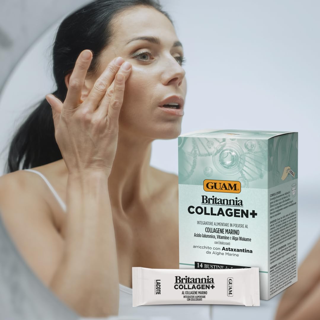 Guam Britannia Collagen+ Integratore 14 Bustine 5 g Marino