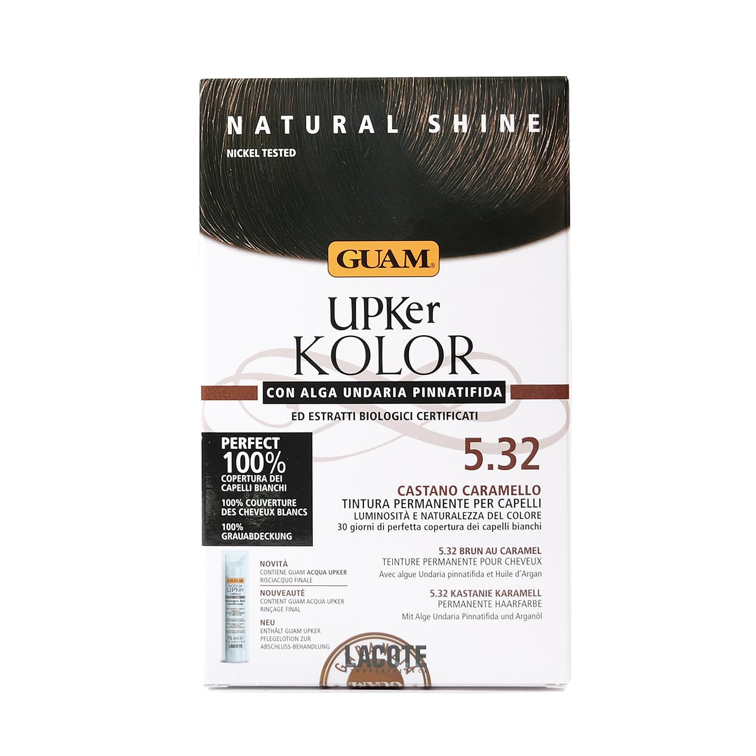 Guam Upker Kolor 5.32 tinta capelli castano caramello