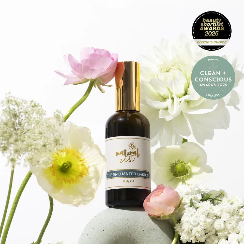 Natural Zest Enchanted Garden Body Oil 100 ml vitamina E
