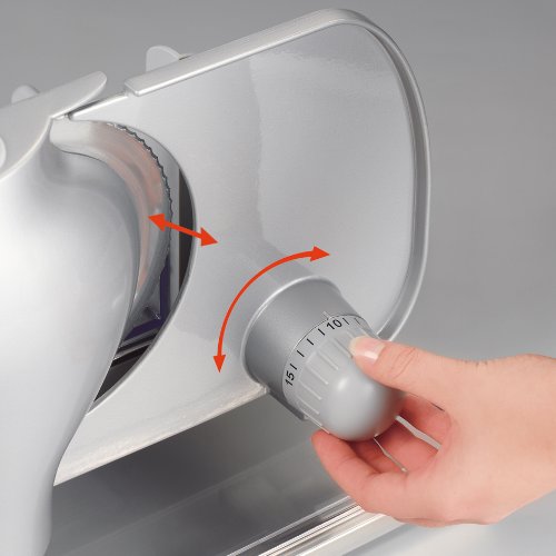Severin AS 3947 Affettatrice Elettrica 150W Argento Lama Acciaio