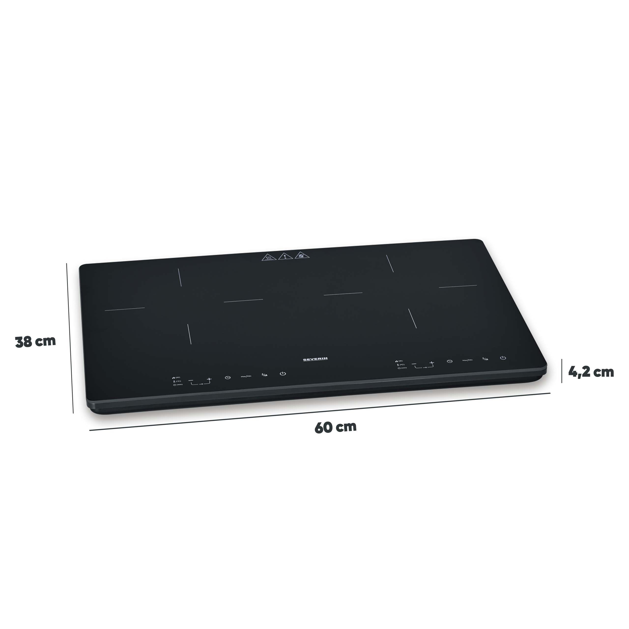 Severin DK 1033 piastra a induzione doppia 3400W nero