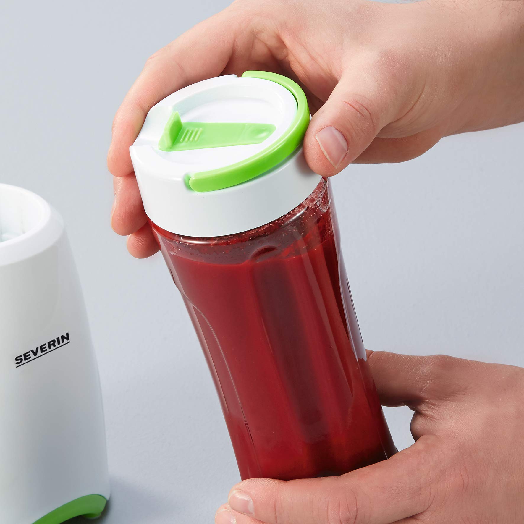 Severin SM 3735 Frullatore Smoothie 600ml Bianco/Verde