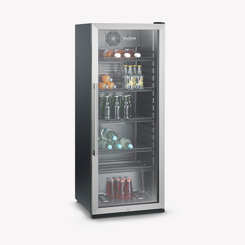 Severin FKS 8841 Frigo Bottiglie 237L Nero Vetro