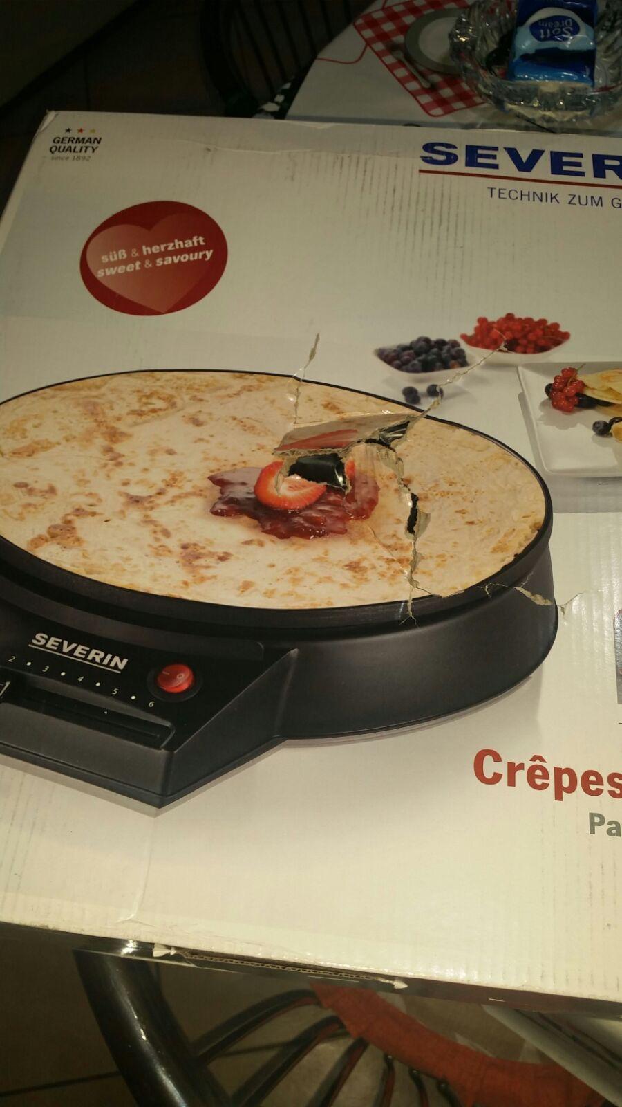 SEVERIN CM 2198 crepiera elettrica 30 cm 1000W antiaderente