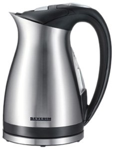 Severin WK 3325 Bollitore Elettrico Nero 1,5 L Acciaio