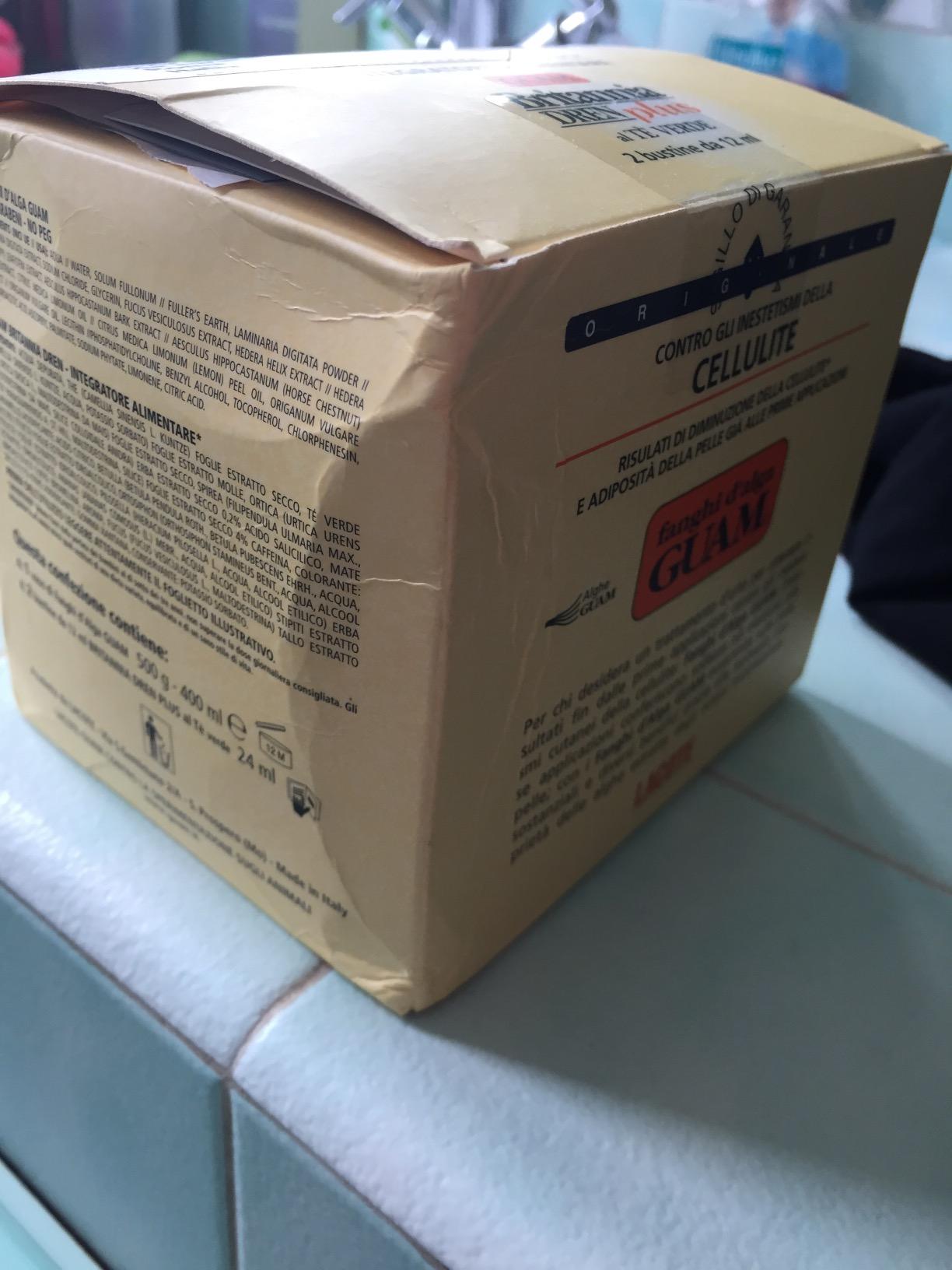 Guam Fanghi d'Alga Classica Fango 500 g Anticellulite