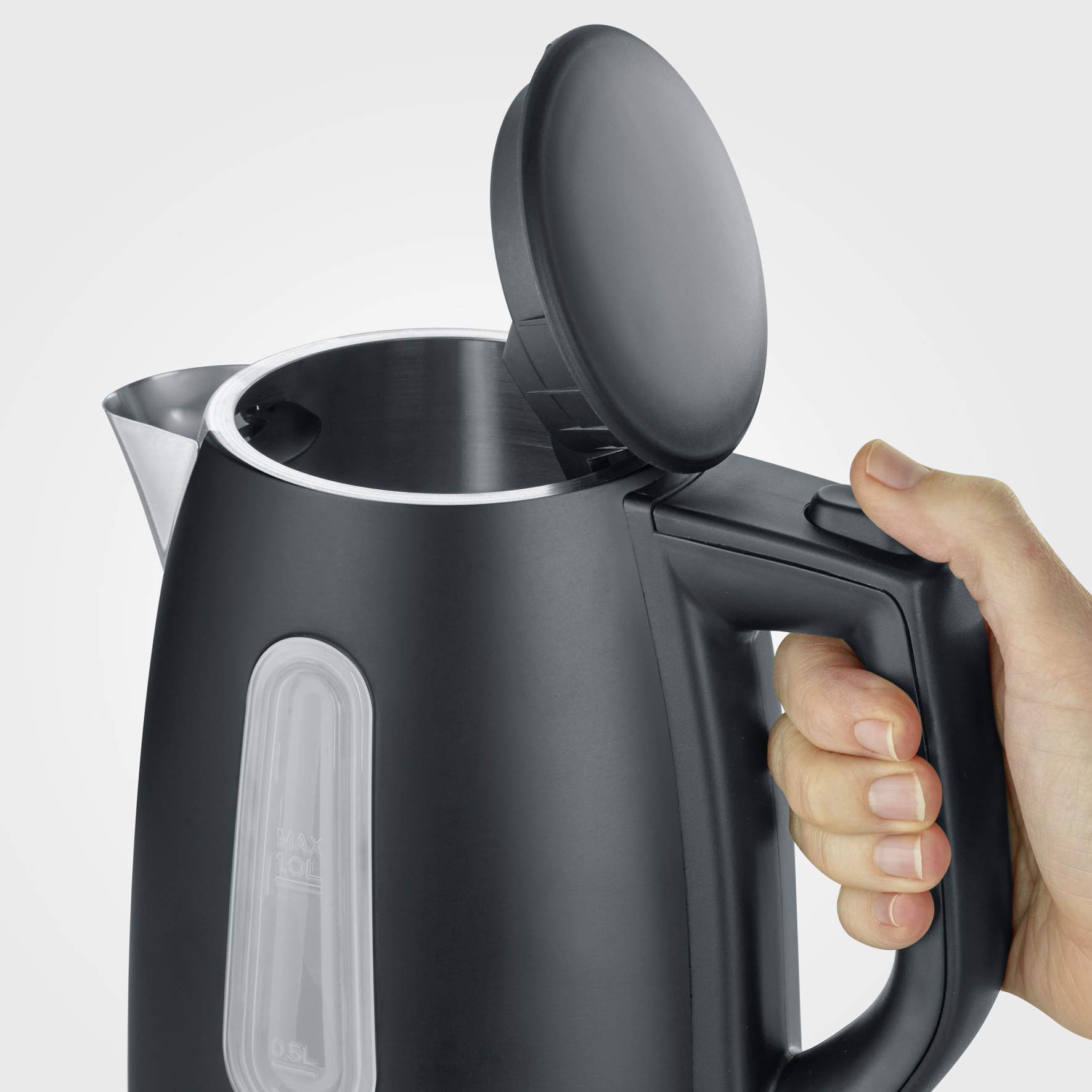 Severin WK 9553 Bollitore Elettrico 1 L Nero 2200 W