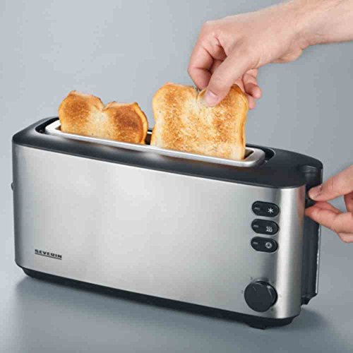 Severin AT 2515 tostapane acciaio inox argento