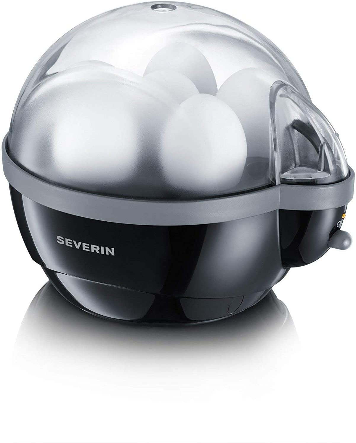Severin EK 3051 cuociuova 6 uova bianco-grigio 400W