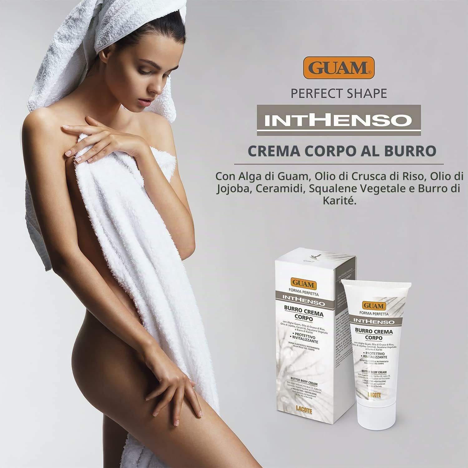 Guam Inthenso Burro Crema Corpo 150 ml Protettivo