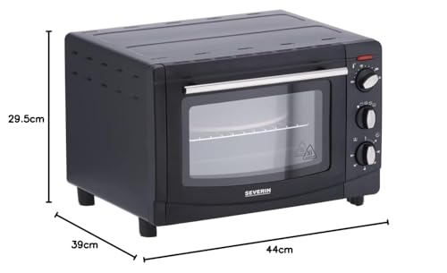 Severin TO 2068 Forno Elettrico 20 L con Pietra Pizza 1500 W