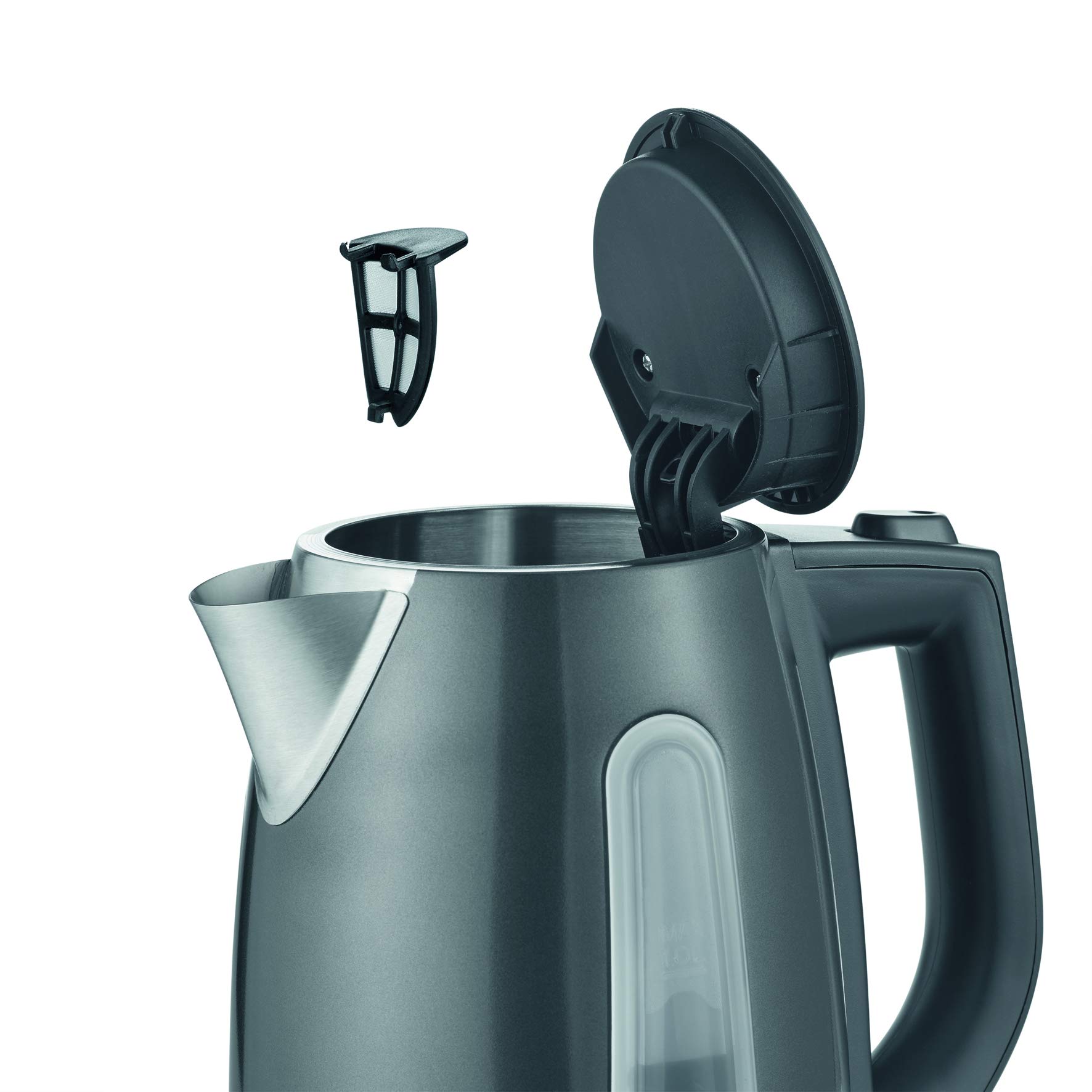 Severin WK 9540 Bollitore Elettrico 1 L Nero/Grigio