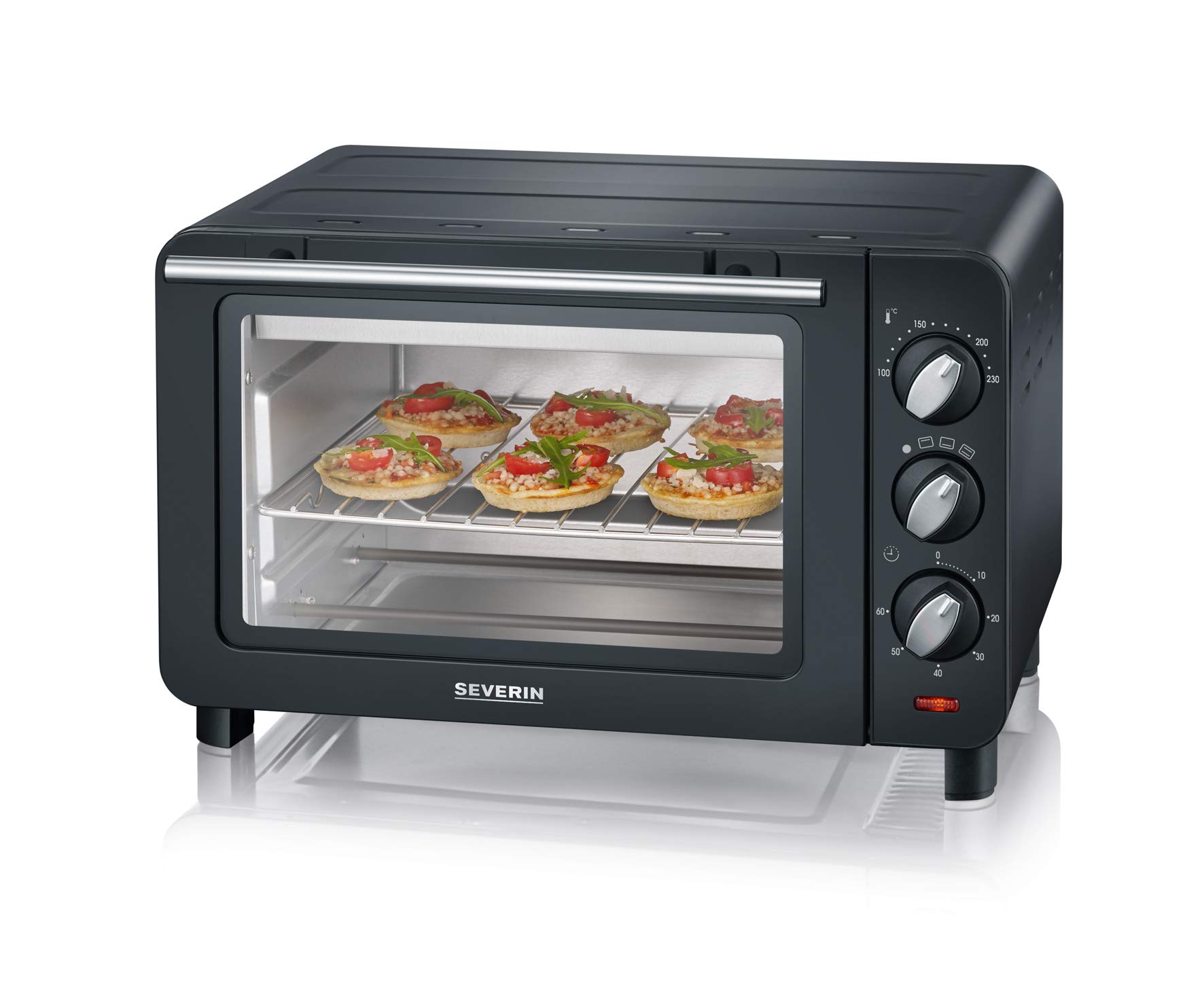 Severin TO 2045 fornetto elettrico 20L argento 1500W