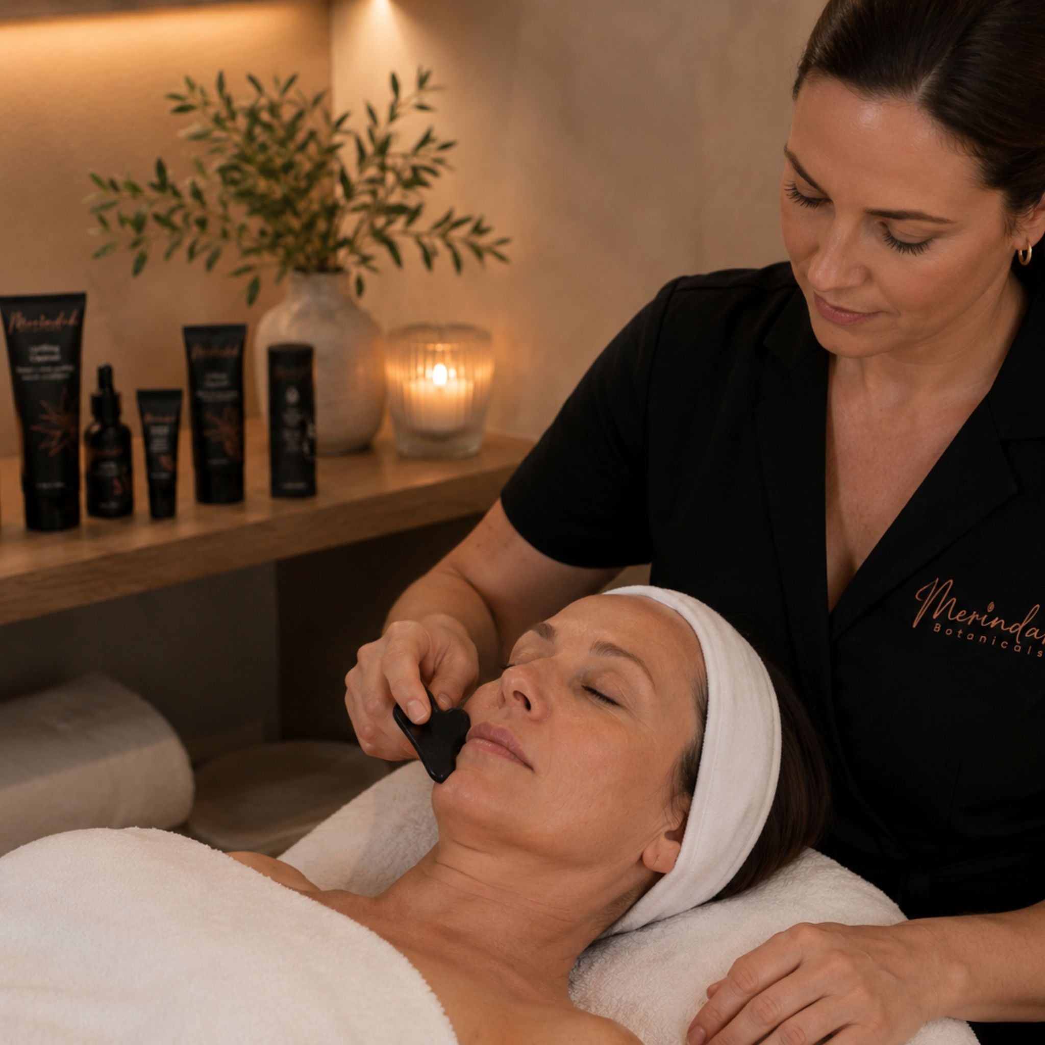 Merindah Face Gym Collection set coppettazione viso liftante