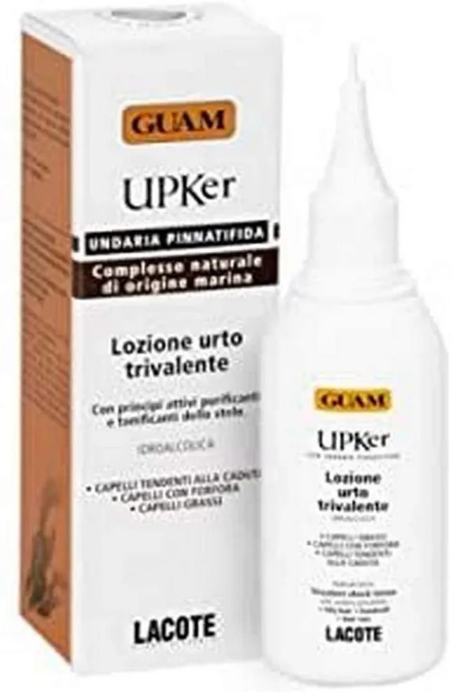 Guam Upker Lozione Urto Trivalente Capelli 100 ml Alghe