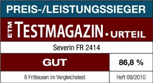 Severin FR 2414 Friggitrice 3 Litri Nero 2100W