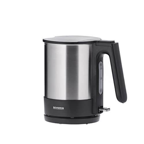 Severin WK 3409 bollitore elettrico 1,7 L nero acciaio