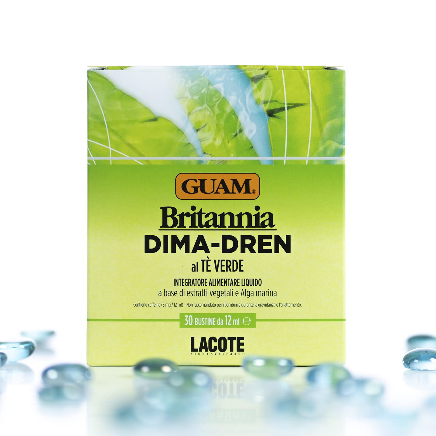 Guam Dima-Dren Tè Verde Integratore 30 Bustine 360ml Drenante