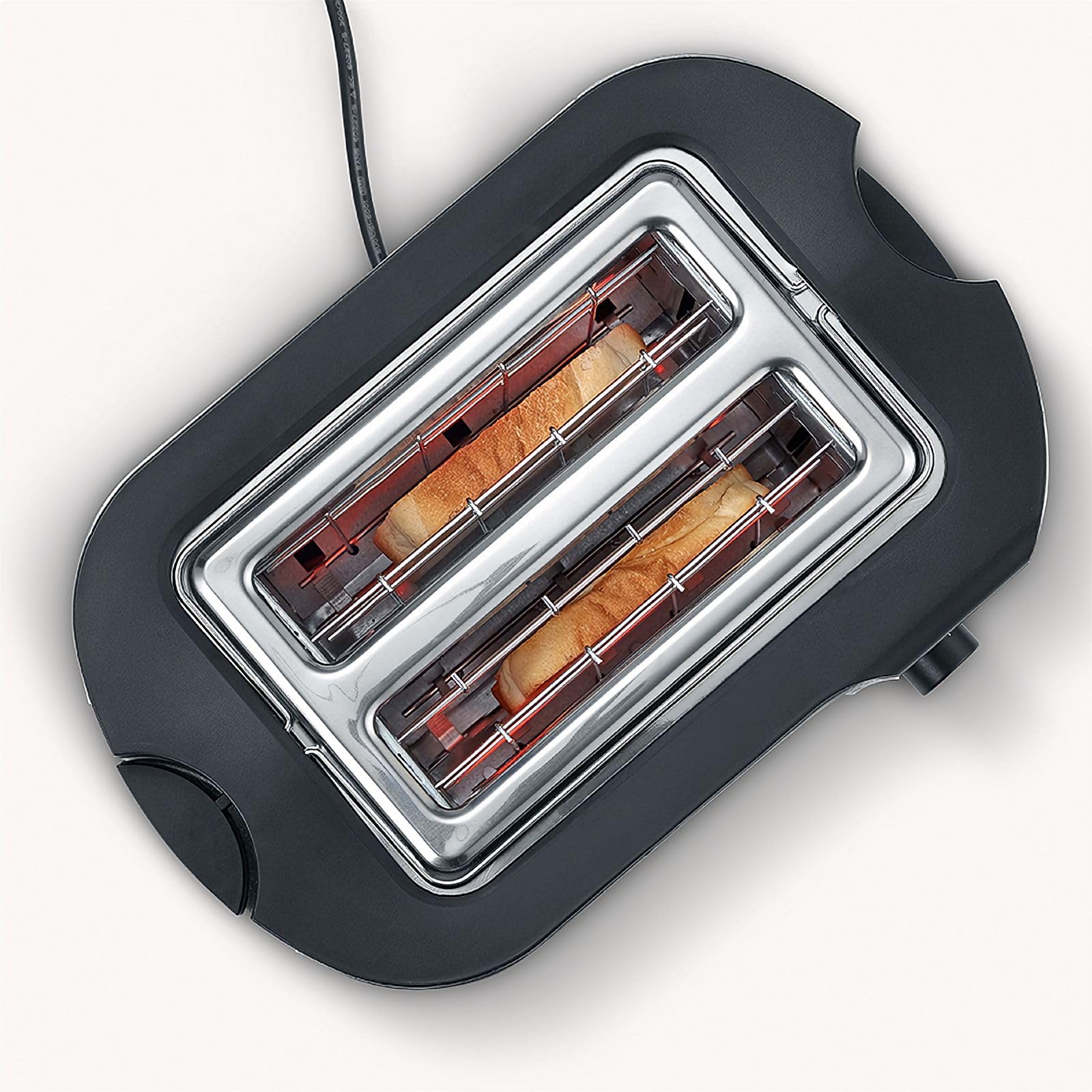Severin AT 2217 tostapane rosso 2 fette 800W panini