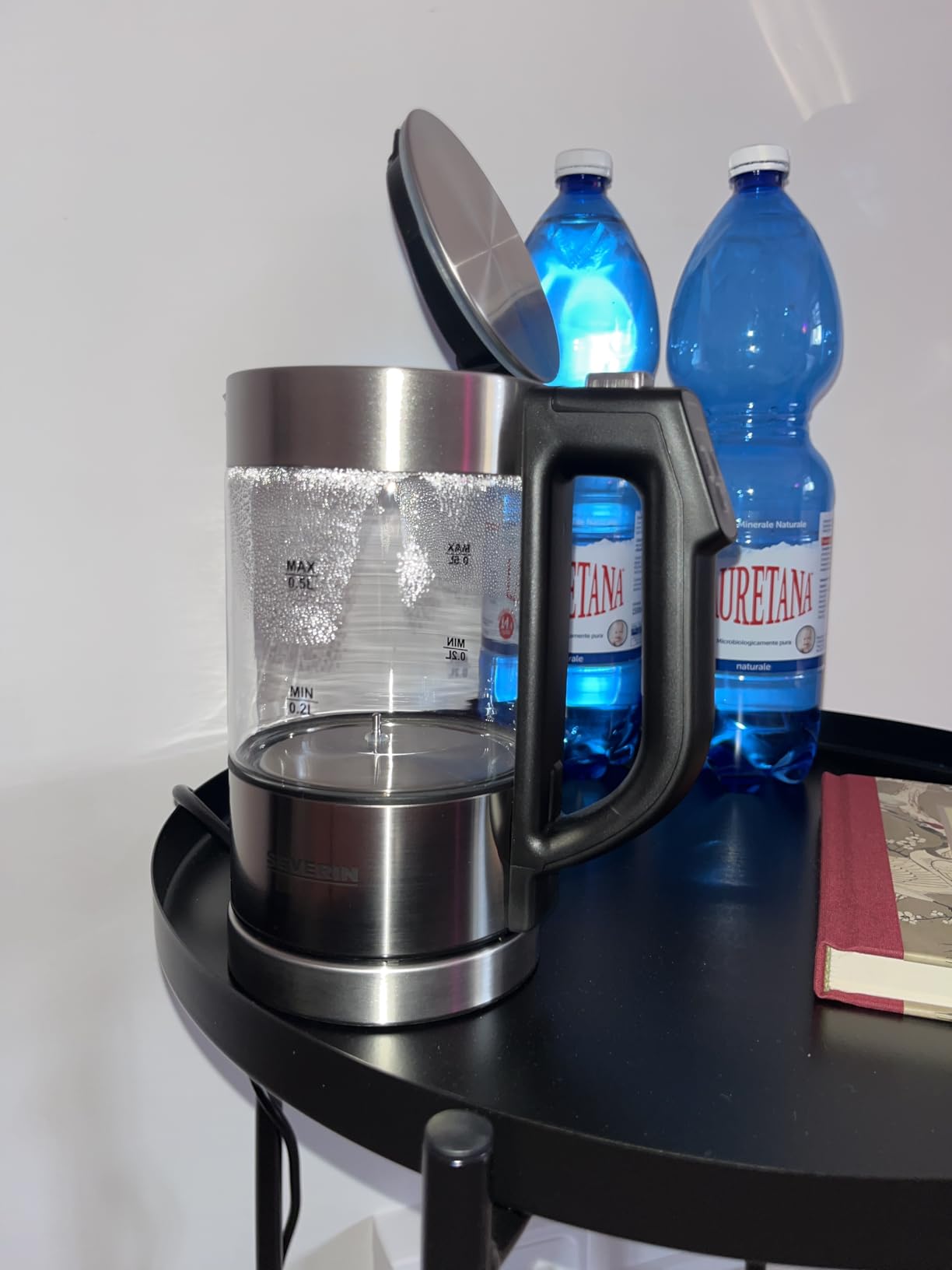 Severin WK 3458 Bollitore Vetro 0,5 L Temperatura Regolabile
