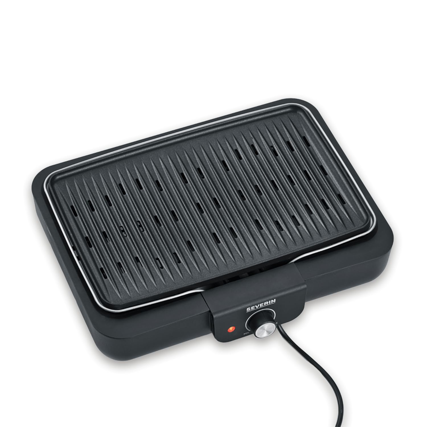 Severin PG 8556 Barbecue da Tavolo Piastra Alluminio Poco Fumo