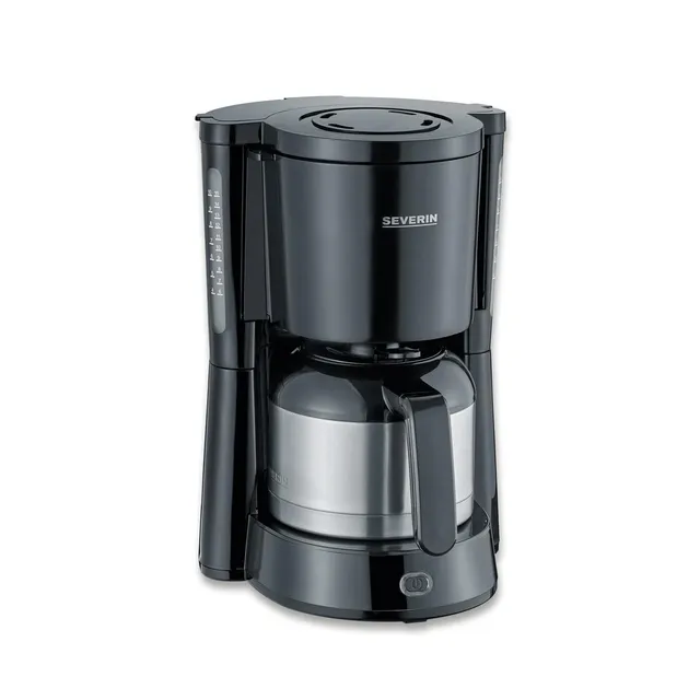 Severin KA 4835 Macchina Caffè Filtro 8 Tazze Nero Termica