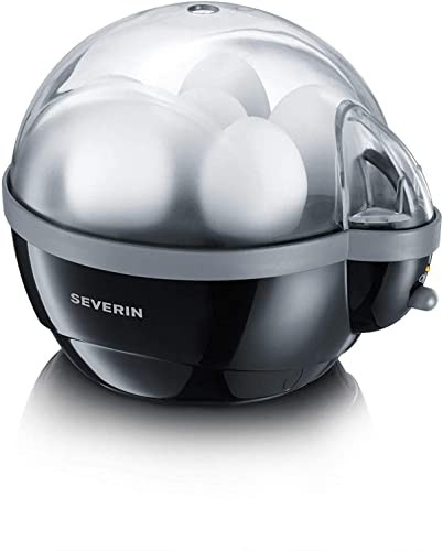 Severin EK 3051 cuociuova 6 uova bianco-grigio 400W