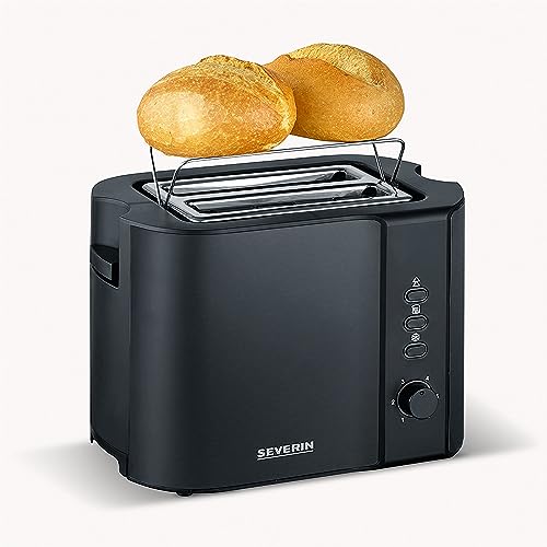 Severin 9552 tostapane 800 W nero opaco 2 fette